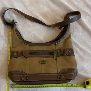 Stylish Brown Leather Shoulder Bag